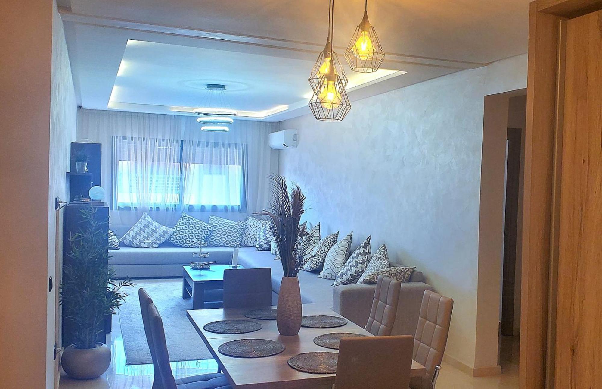 Super Appartement Haut Standing Ensoleille Gare Marrakesh Bagian luar foto
